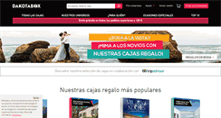 Desktop Screenshot of dakotabox.es